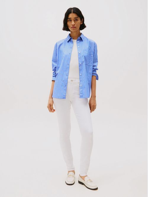 Jeans Como Skinny De Talle Medio