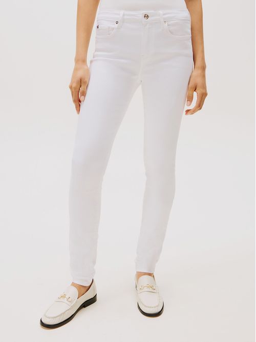 Jeans Como Skinny De Talle Medio