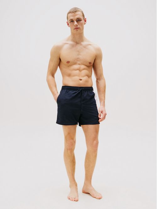 Traje De Baño De Medio Largo Con Logo