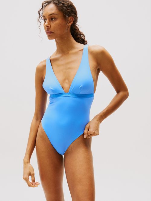 Traje De Baño Con Logo Tonal