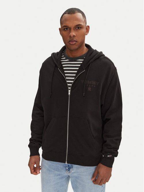 Polerón Hoodie Varsity Tonal Con Cierre