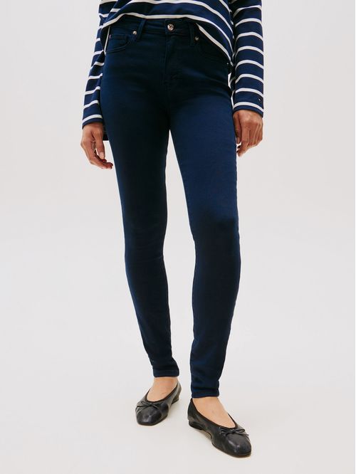 Jeans Como Skinny De Talle Medio