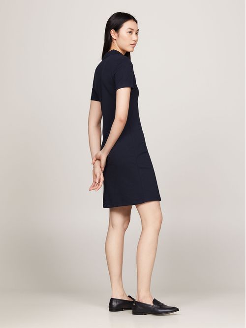 Vestido Polo Solid Slim Fit