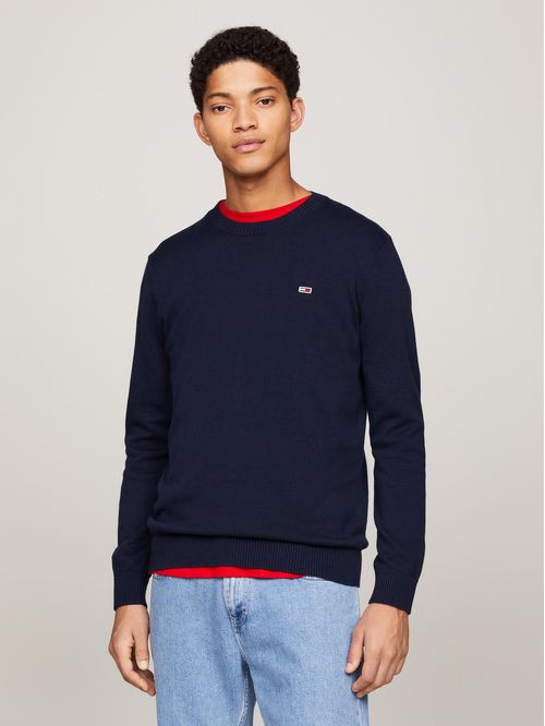 Sweater Essential Slim Fit Con Parche