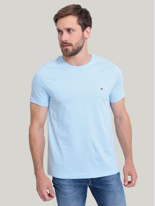 Polera Essential Cotton C-Neck Slim Fit