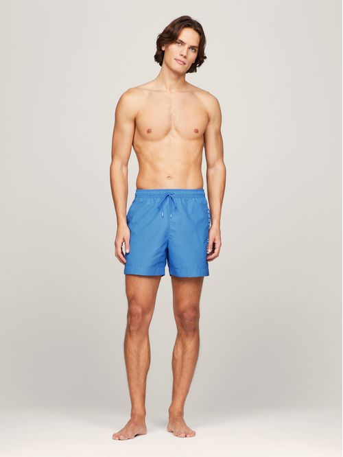 Traje De Baño De Largo Medio Con Logo