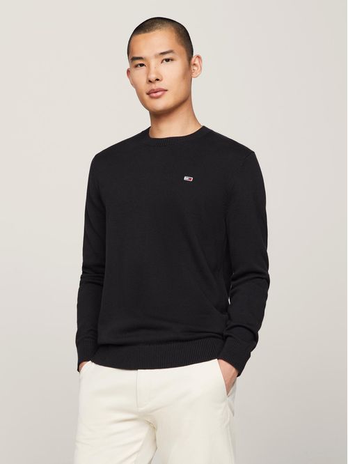 Sweater Essential Slim Fit Con Parche