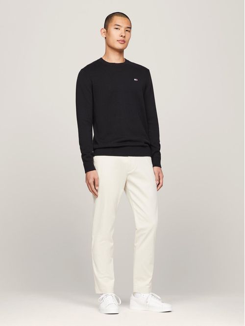 Sweater Essential Slim Fit Con Parche