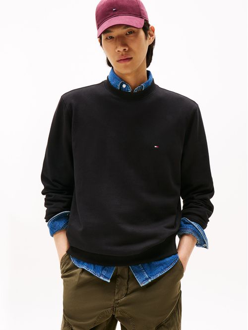 Polerón Solid Con Cuello Redondo