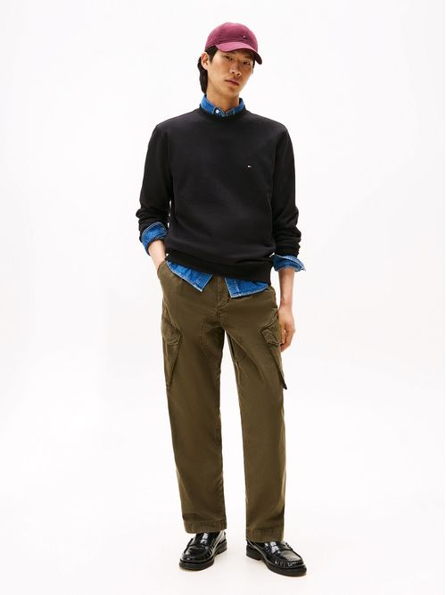 Polerón Solid Con Cuello Redondo