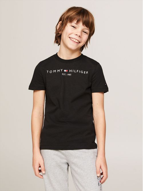 Polera De Niño Essential Logo C-Neck
