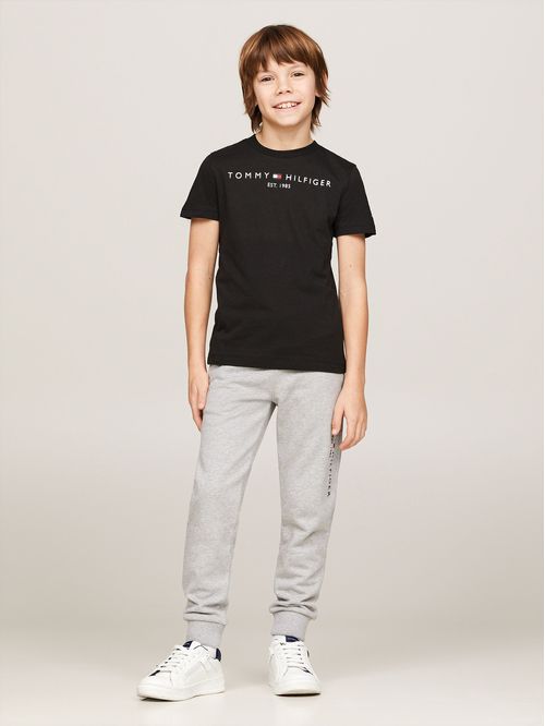 Polera De Niño Essential Logo C-Neck