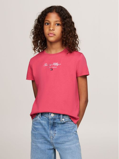Polera De Niña Con Logo Nyc