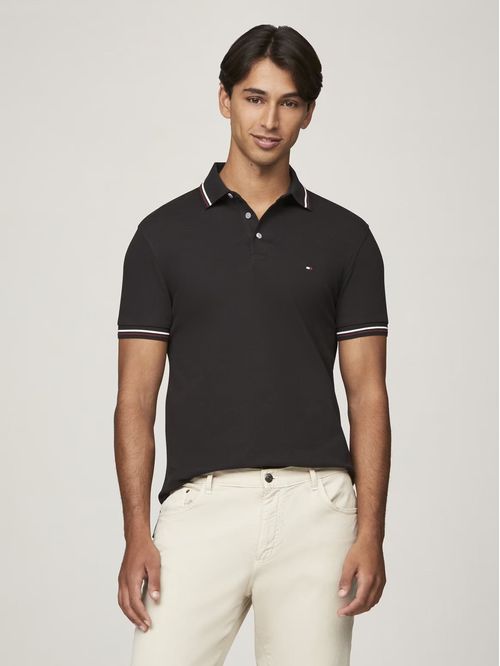 Polo Con Ribetes Tipped Slim Fit