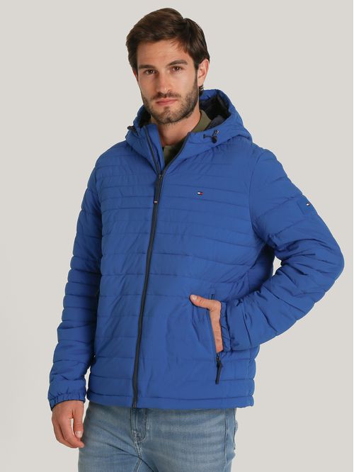 Parka Hoodie Solid Con Cierre