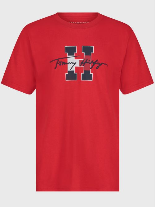 Polera De Niño Con Logo Script