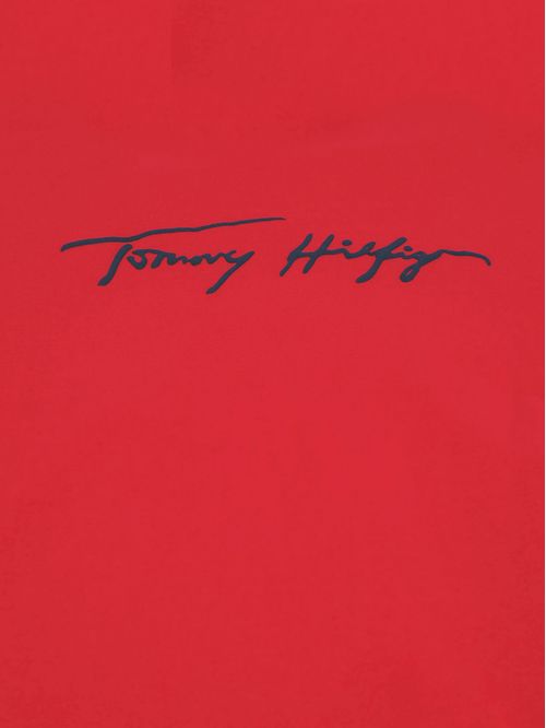 Polera De Niño Con Logo Script Bordado