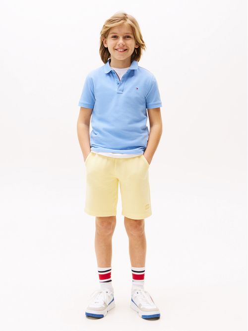 Polo De Niño Logo Flag Essential