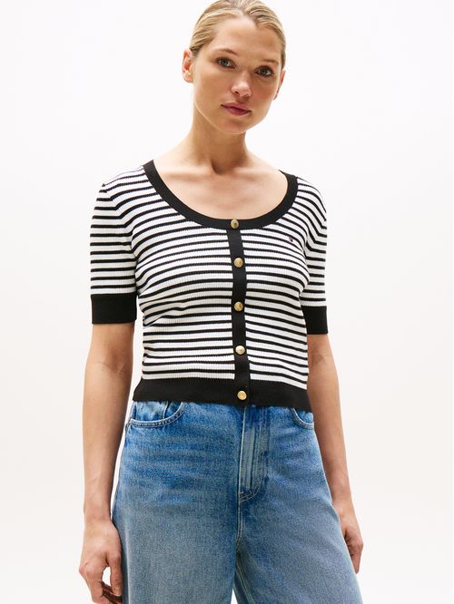 Sweater Con Diseño De Rayas