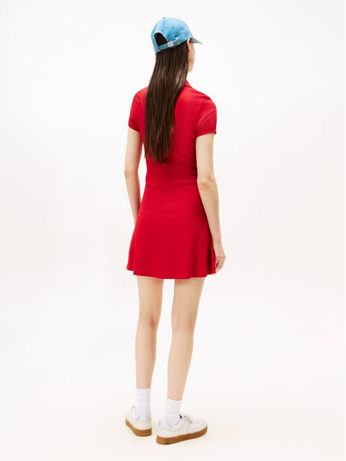 Vestido Tipo Polo Con Logo