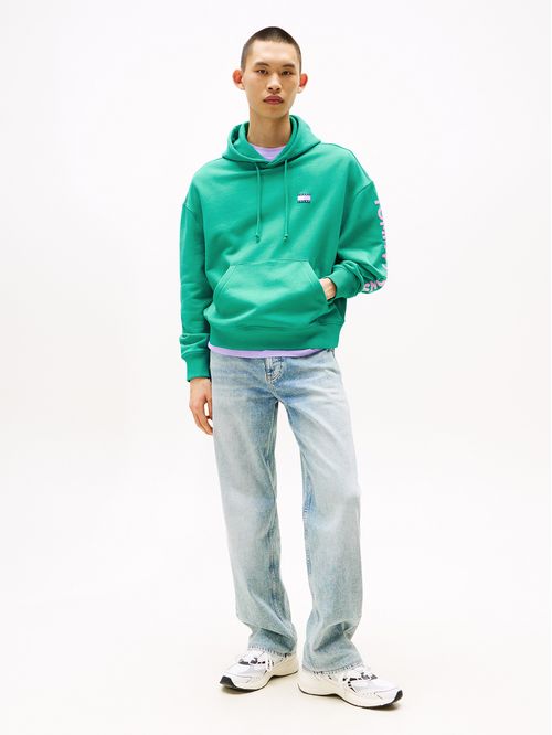 Polerón Hoodie Cropped Con Logo