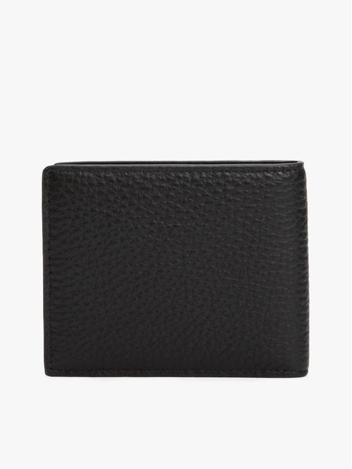 Billetera Central Plegable De Cuero