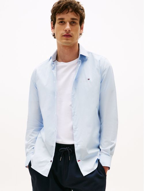 Camisa Flex Poplin Slim Fit