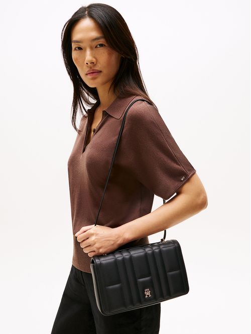 Crossover Quilted Con Monograma Th - TALLA:Talla única