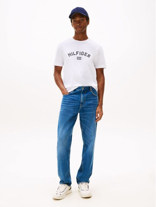 Polera Flock Con Logo Estampado