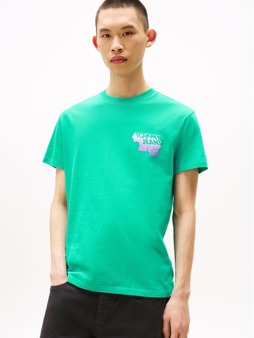 Polera Stack Con Logo Gráfico