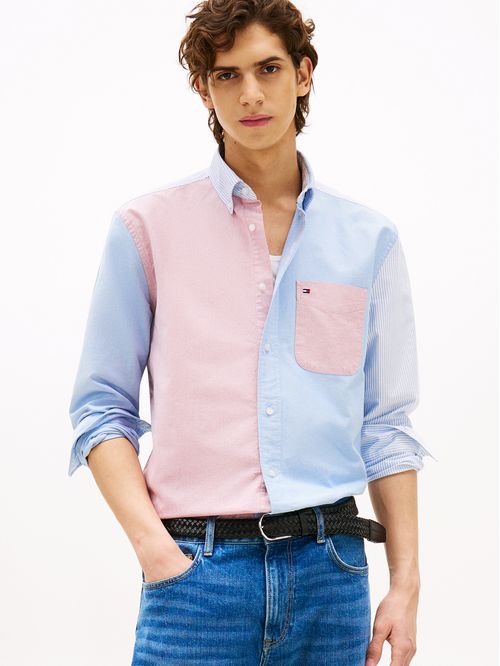 Camisa Relaxed E Raya Color Block
