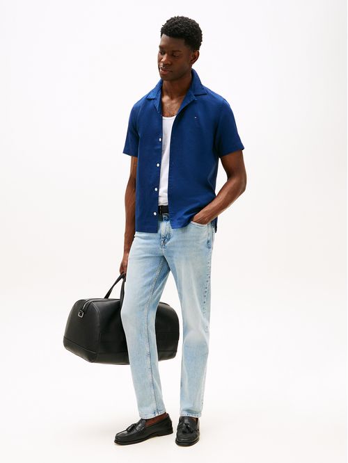 Camisa De Lino Solid