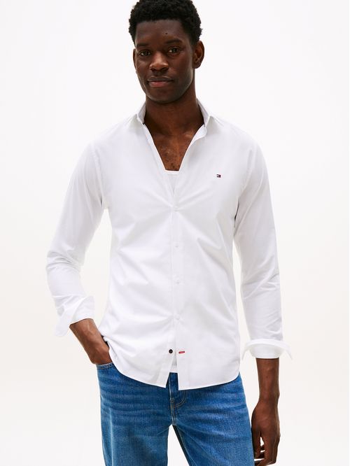 Camisa Flex Poplin Slim Fit