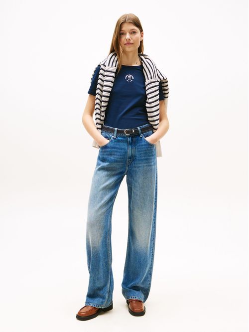 Polera Slim Con Logo Estampado