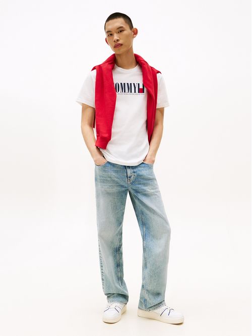 Polera C-Neck Con Logo