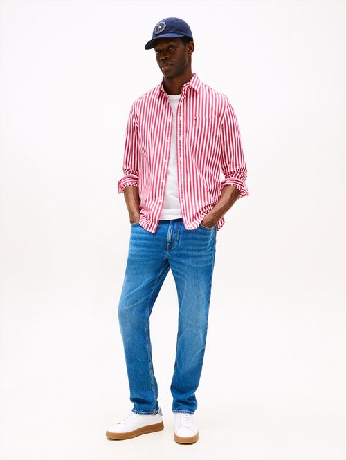 Camisa De Rayas Th Flex Regular Fit