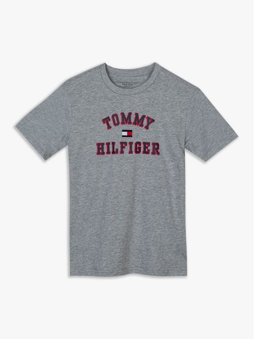 Polera De Niño Varsity Con Logo