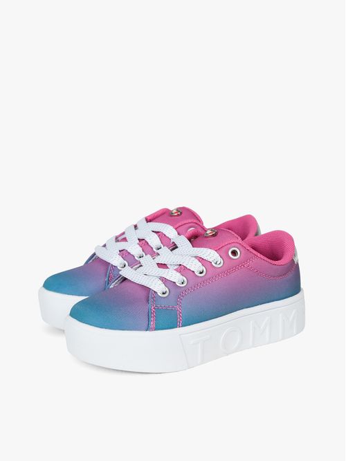 Zapatillas de plataforma con logo