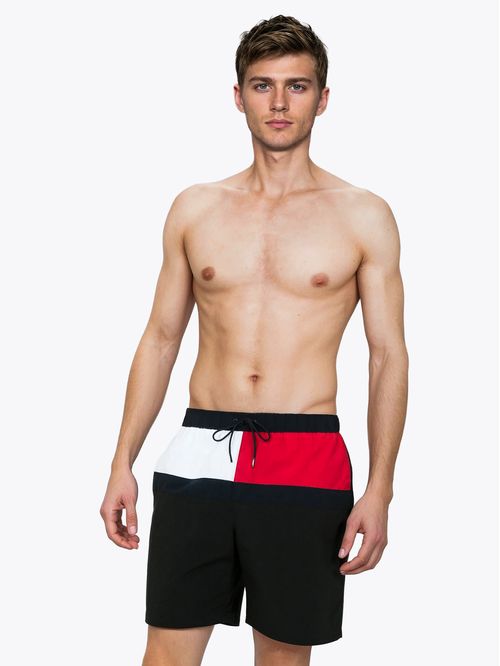 Traje De Baño Largo Con Estampado