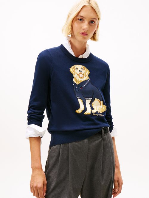Sweater Con Logo De Perro