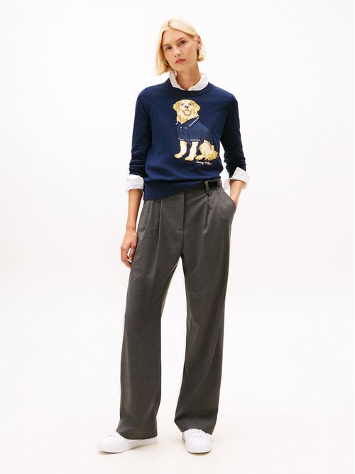 Sweater Con Logo De Perro