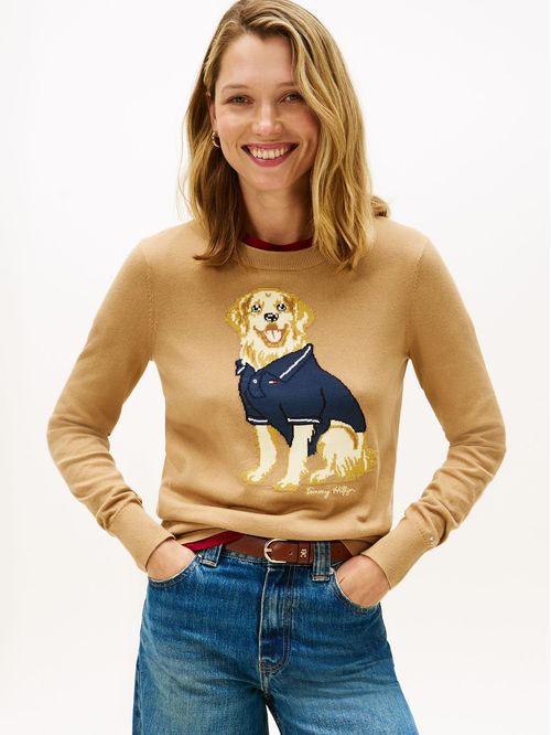 Sweater Con Logo De Perro