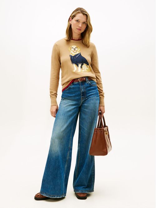 Sweater Con Logo De Perro