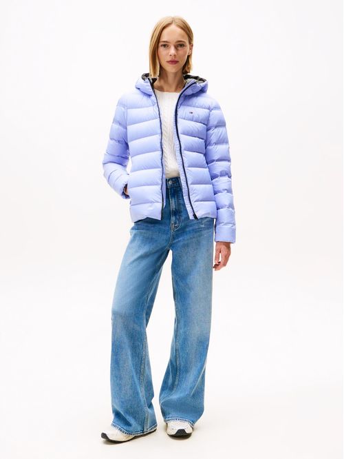 Parka Con Gorro Acolchada Slim Fit