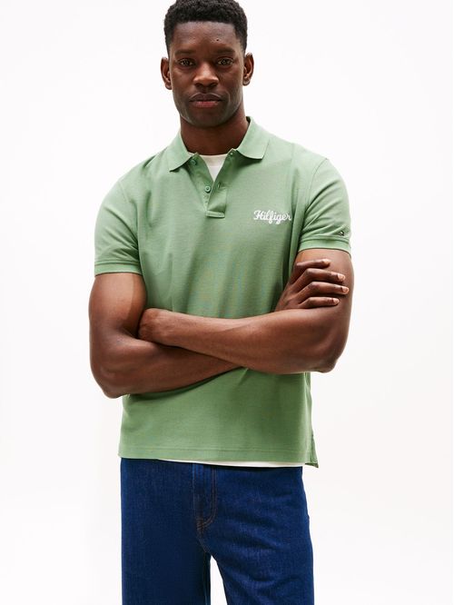 Polo Con Logo Gráfico Regular Fit