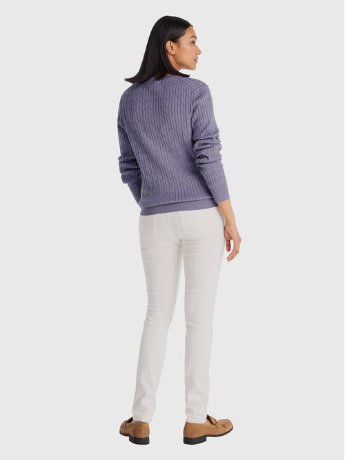 Sweater De Tejido Cable