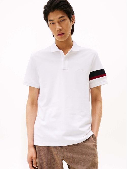 Polo Regular Fit Stripe Logo
