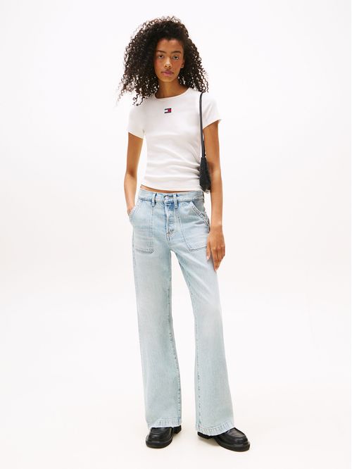 Polera Slim Fit Con Parche