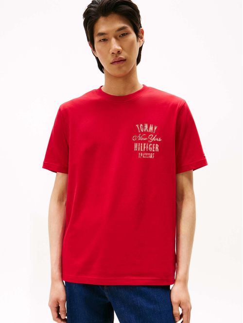 Polera Con Logo Gráfico Regular Fit