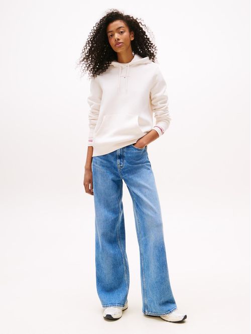 Polerón Hoodie Con Logo Lineal